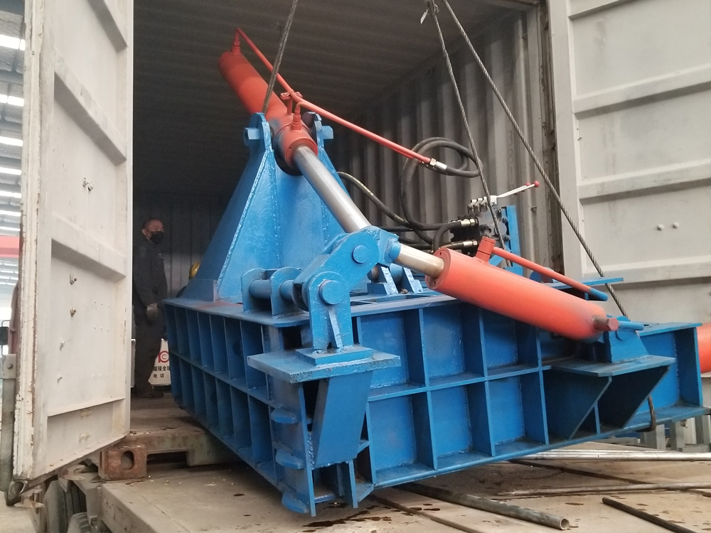 Enhong Machinery sent to the metal press site in Indonesia